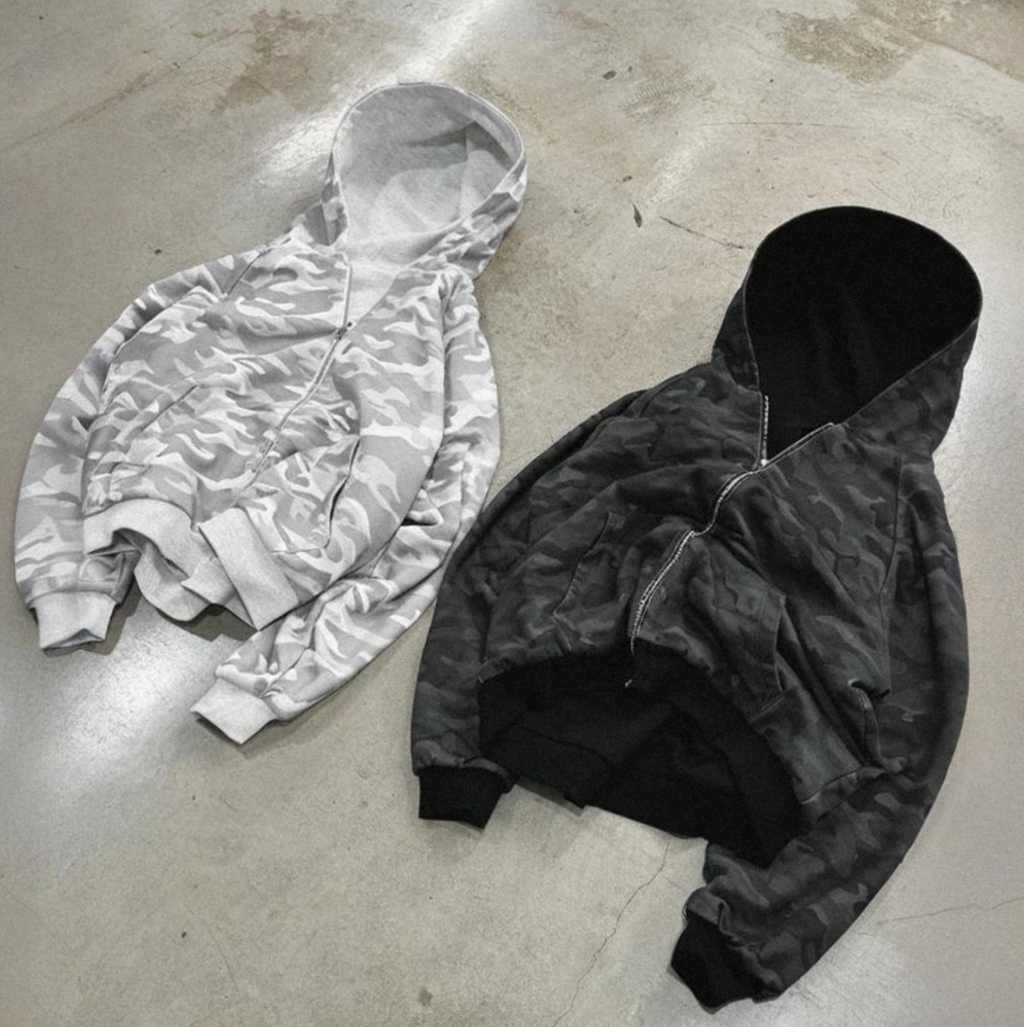 Heavyweight Vintage Camo Hoodie