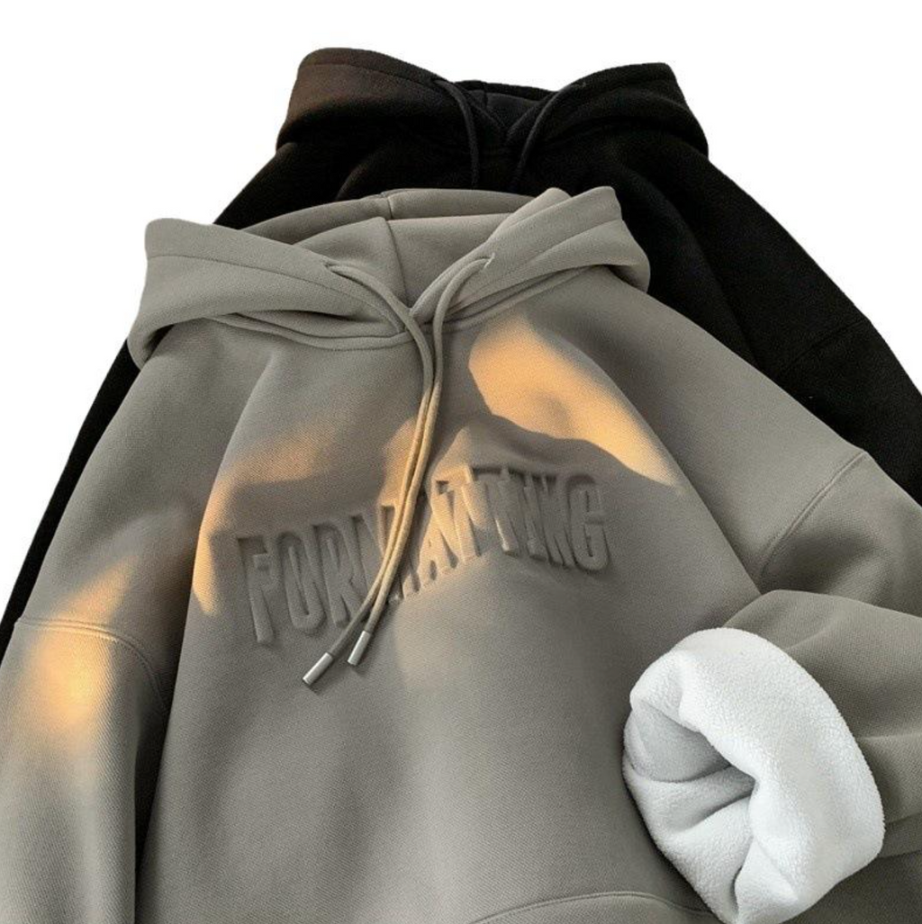 Heavyweight Baggy Drop-Shoulder Hoodie