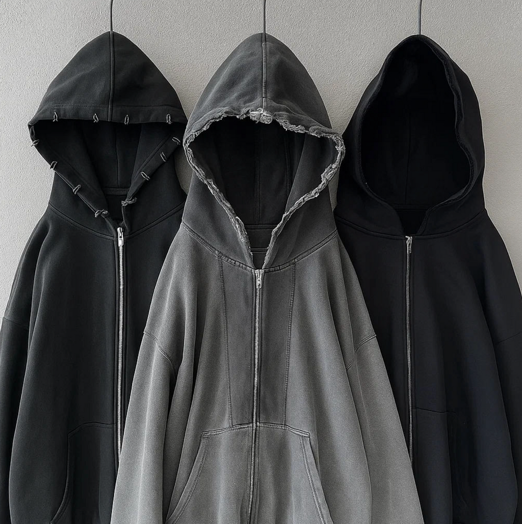 Heavyweight Oversized Zip Hoodie