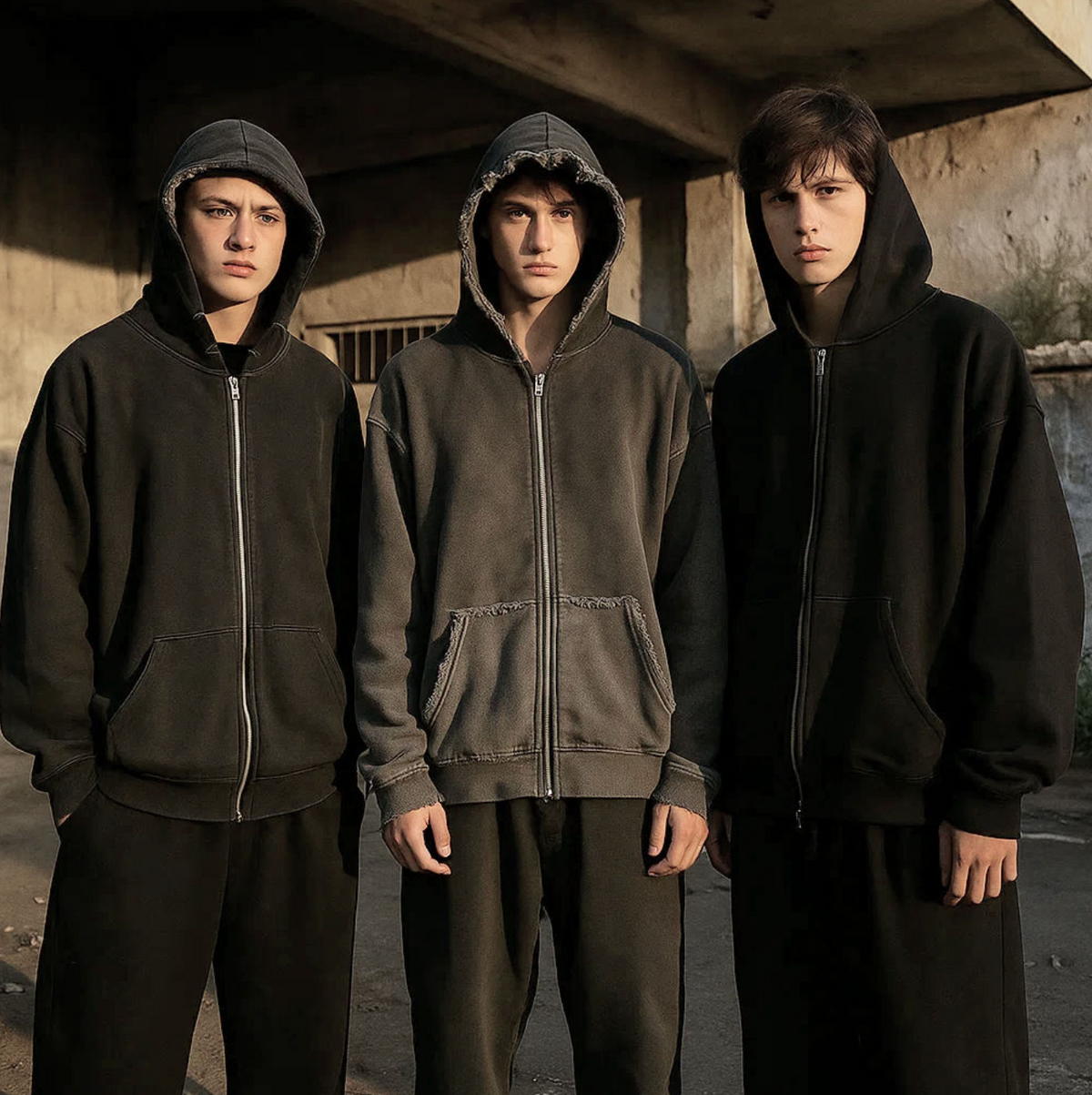 Heavyweight Oversized Zip Hoodie