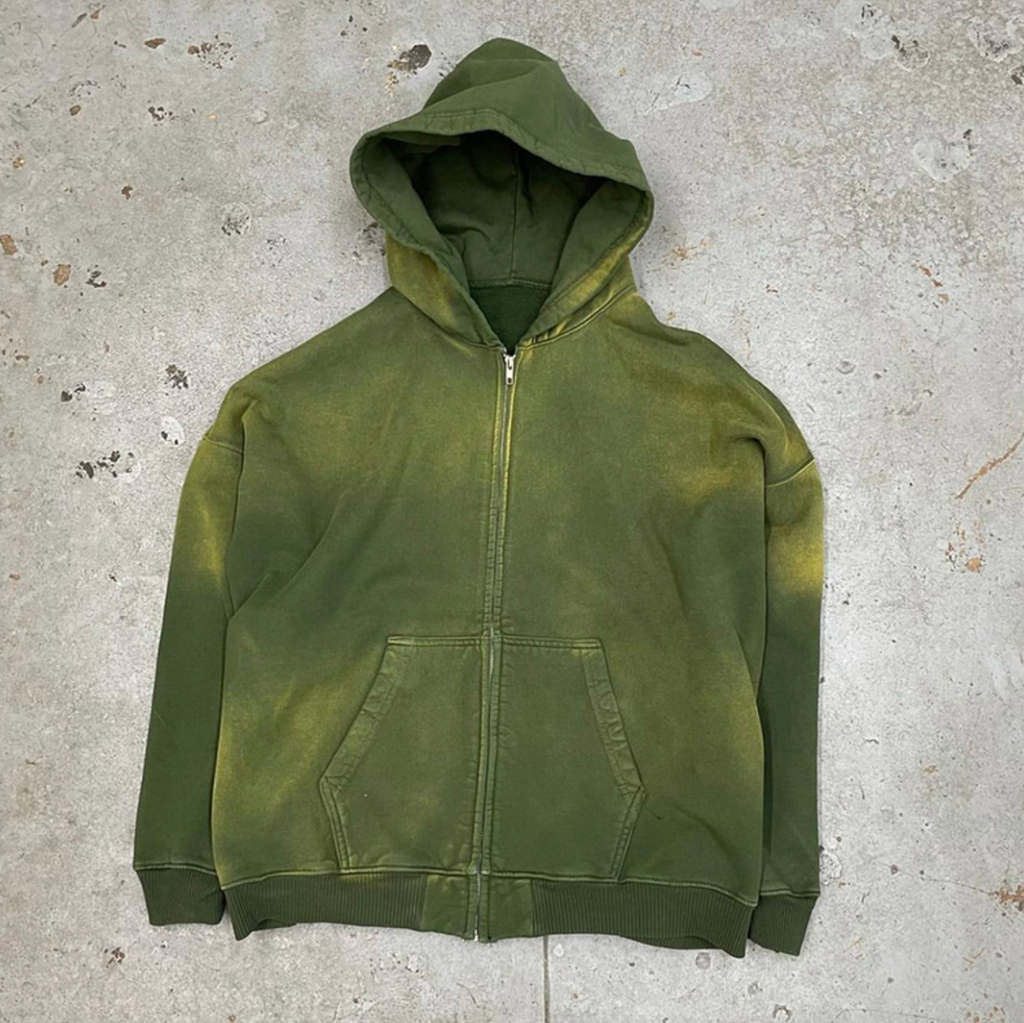 Oversized Unisex Zip-Up Hoodie Jacket