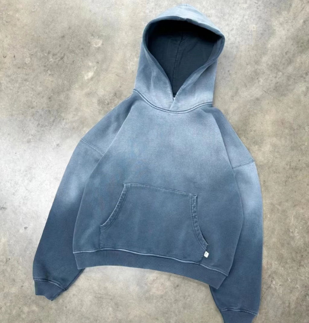 French Terry Hoodie – Ultra-Heavyweight Oversized Streetwear